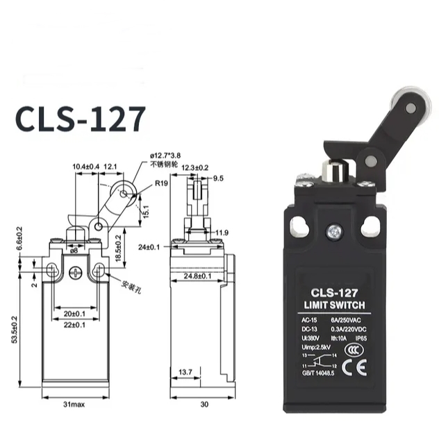 LL8XCK-P127%20CLS-127%20PLASTIC%20LIMIT%20SWITCH%20WHEEL