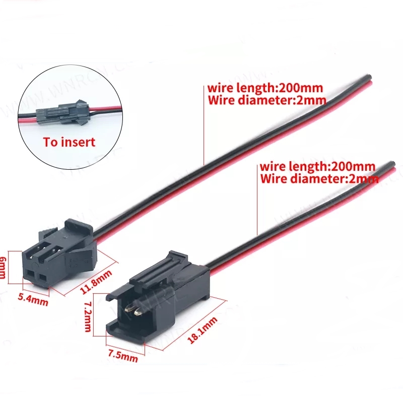 MR-261J%20JST%20SM%202P%20KABLOLU%20KONNEKTOR%20DİŞİ%20ERKEK%20TAKIM%2010cm