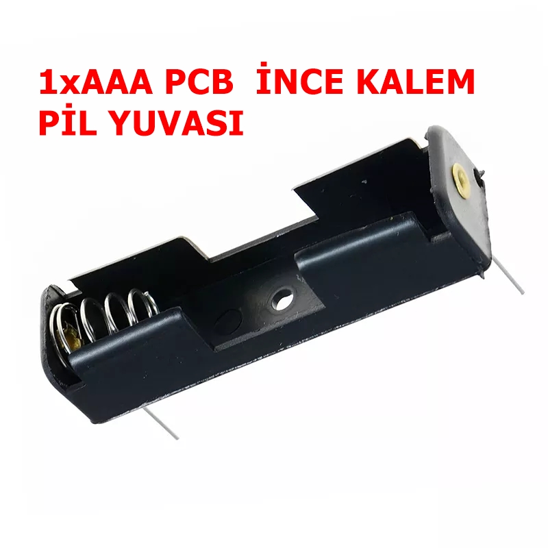 IC-233B-1P%20PİL%20YUVASI%20TEKLİ%20AAA PCB%20AYAKLI