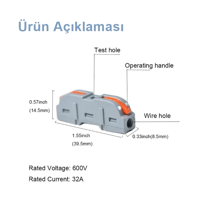 PCT-221%20AWG%2028-12%20TEKLİ%20ÇİFT%20TARAFLI%20HIZLI%20KABLO%20BİRLEŞTİRİCİ