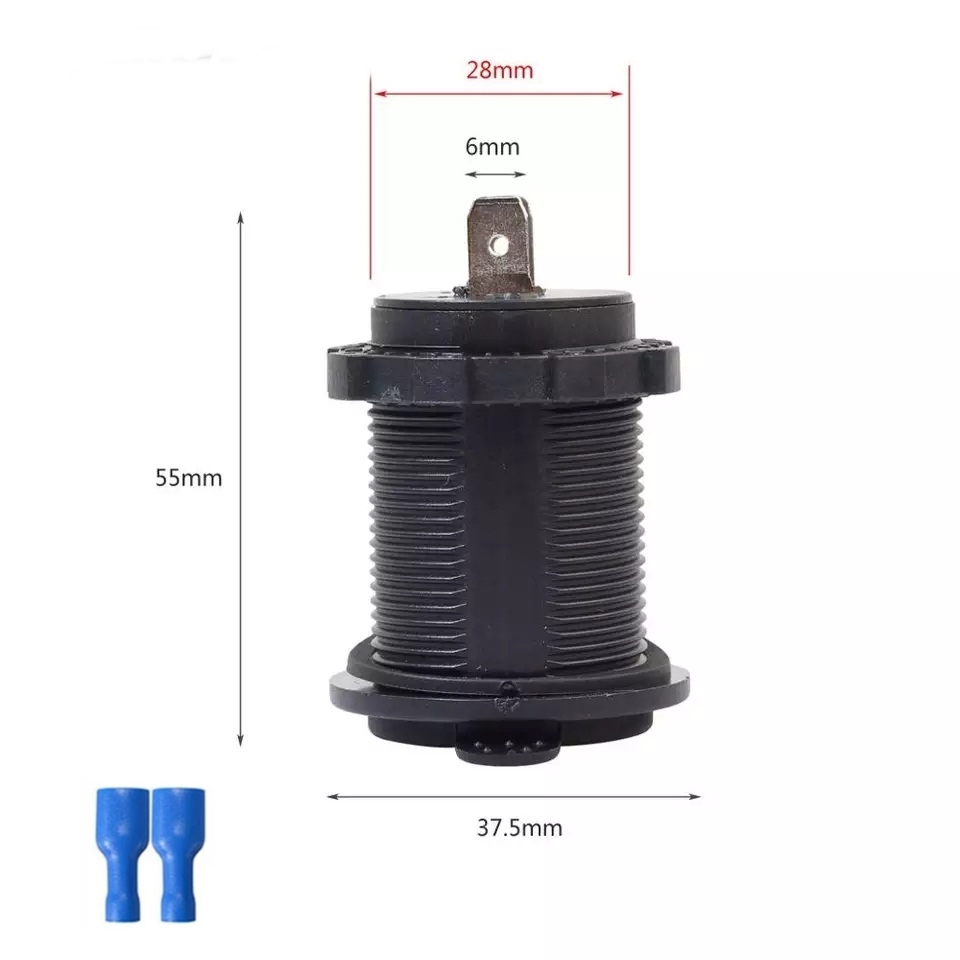 Auto%20Cigarette%20Lighter%20Plug%20Cigarette%20Lighter%20Female%20Panel%20Type%2028mm%20Chassis%20Mounted%20Plug