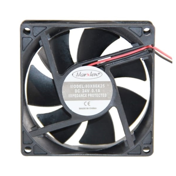 MARXLOW%2080X80X25%20DC%20FAN%2024V%202P%202%20UÇLU%200.10A