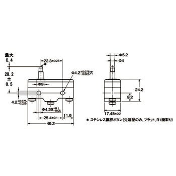 LMZ15-GS-B%20Z-15GS-B%20THIN%20LONG%20PIN%20LIMIT%20SWITCH