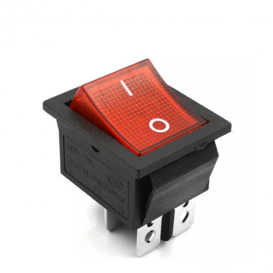 MR-104-0 WIDE RED LIGHT SWITCH ON-OFF 4P