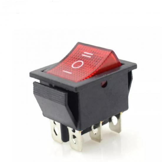 MR-105 WIDE RED LIGHT SWITCH ON-OFF-ON 6P