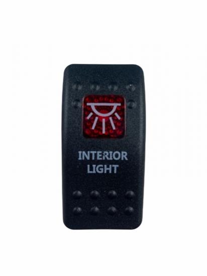 MR-134M-S5 MARINE SWITCH ON-OFF 12-24V 3 LEGS RED INTERIOR LIGHTING