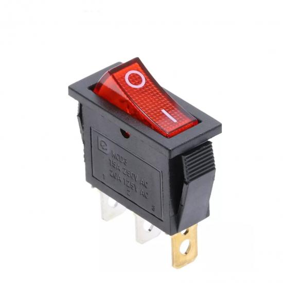 MR-113 SINGLE NARROW RED LIGHT SWITCH ON-OFF 3P