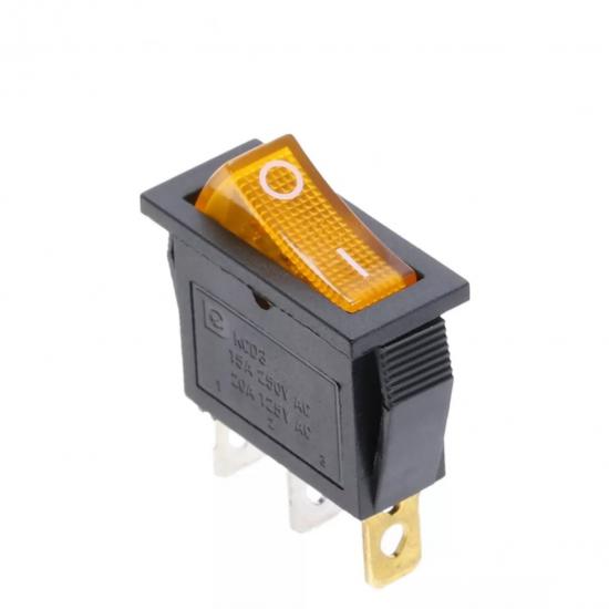 MR-113 SINGLE NARROW YELLOW LIGHT SWITCH ON-OFF 3P