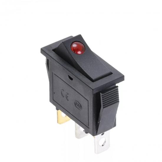 MR-113A SINGLE NARROW RED DOT LIGHT SWITCH ON-OFF 3P