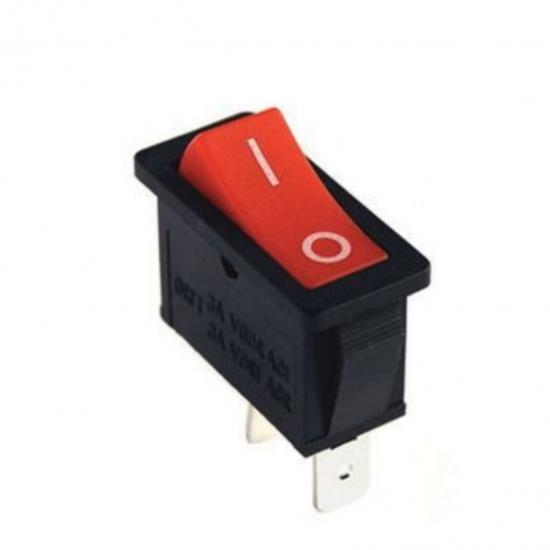 MR-114 SINGLE NARROW RED LIGHT SWITCH ON-OFF 2P