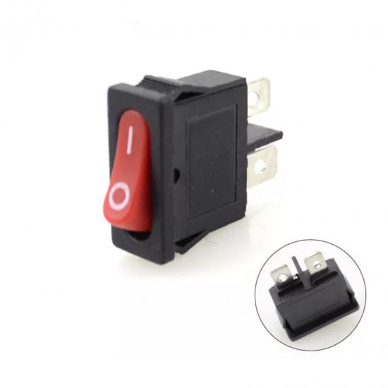 MR-117A MINI (S) SINGLE NARROW BLACK LIGHT SWITCH ON-OFF 2P