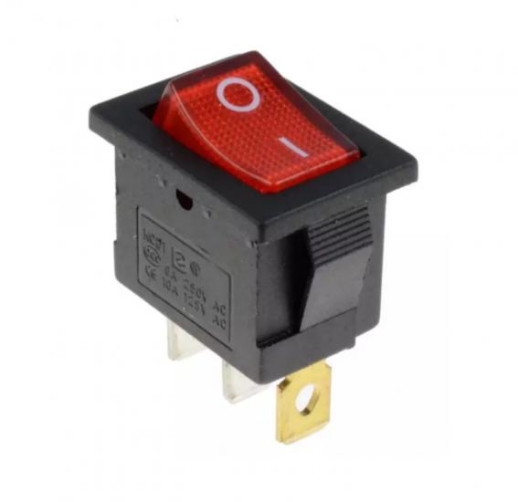 MR-118 MINI RED LIGHT SWITCH ON-OFF 3P