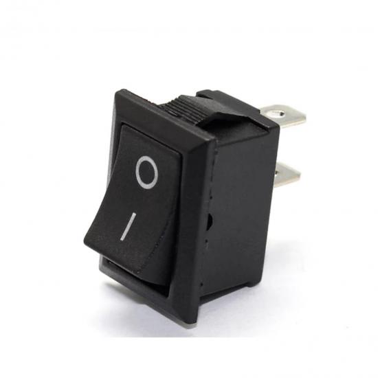 MR-120 MINI BLACK NO LIGHT EXPERIMENT SWITCH ON-OFF 2P BLACK