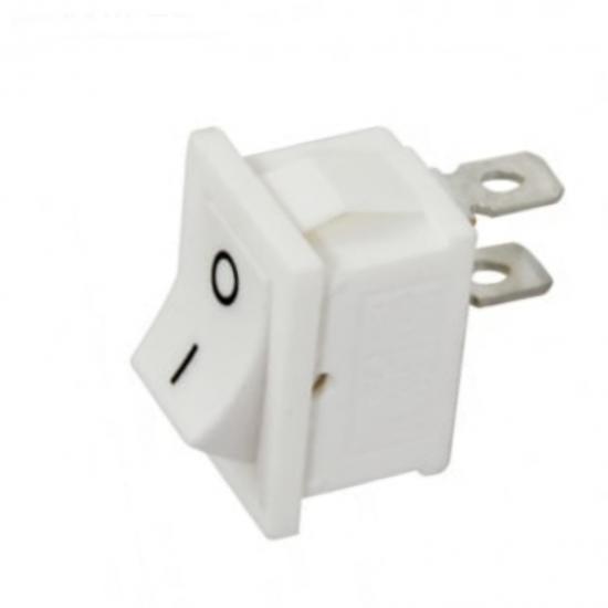 MR-120B MINI WHITE NON LIGHT SWITCH ON-OFF 2P