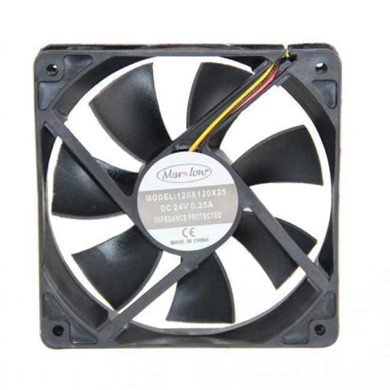 MARXLOW 120X120X25 DC FAN 24V  3P 0.25A 3 UÇLU