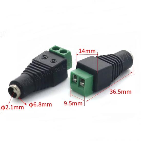 IC-254D DC JAK 2,1MM UZUN KLEMENSLİ FİŞ DİŞİ