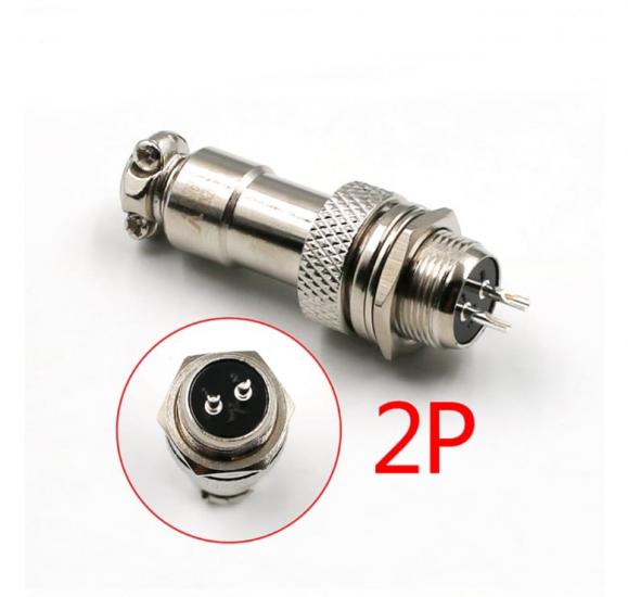 1 TAKIM 12MM 2 Lİ MAYK FİŞ 2P DİŞİ ERKEK TAKIM