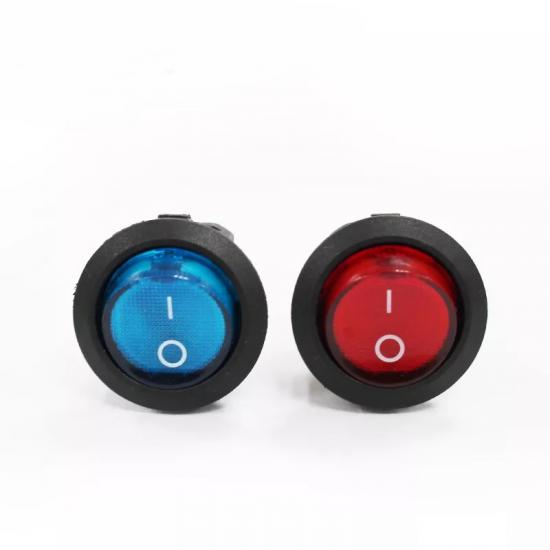 1 PIECE RED 1 PIECE BLUE 12V MARINE 20MM SWITCH