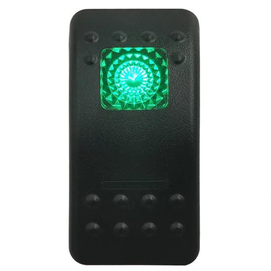 MR-134M MARINE SWITCH WITH GREEN LIGHT ON-OFF 12-24V 3 LEGS