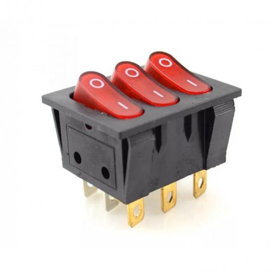 MR-135 TRIPLE LIGHT STOVE OVEN SWITCH ON-OFF 9 LEGS