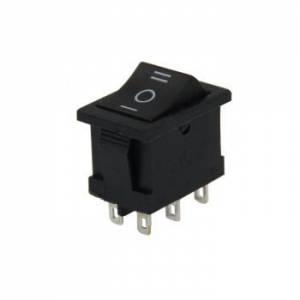 MR-123-6 MINI BLACK WITHOUT LIGHT SWITCH ON-OFF-ON 6 LEGS