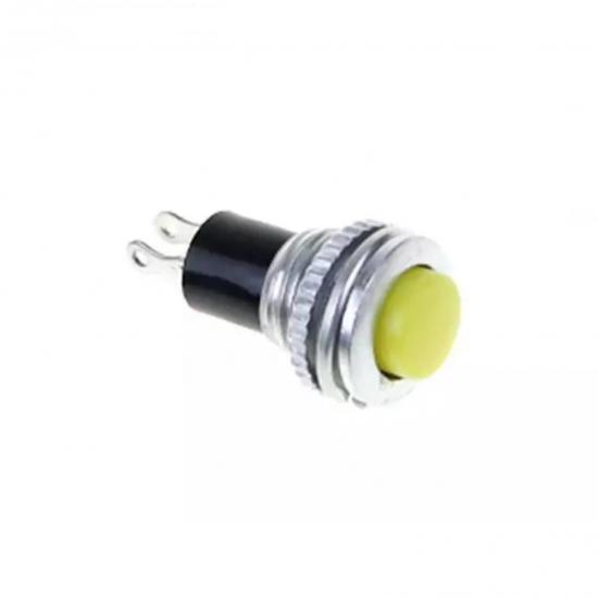 MR-179 10mm PUSH BUTTON METAL YELLOW