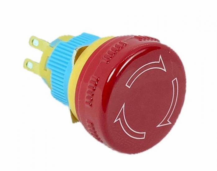 MR-180D-27 16MM EMERGENCY-STOP PUSH-TURN 2NC HEAD 27MM