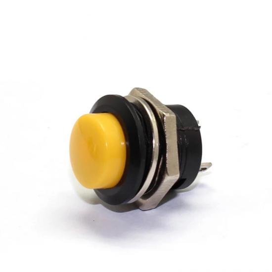 MR-180A 16mm PRESS REMOVAL BUTTON PLASTIC YELLOW