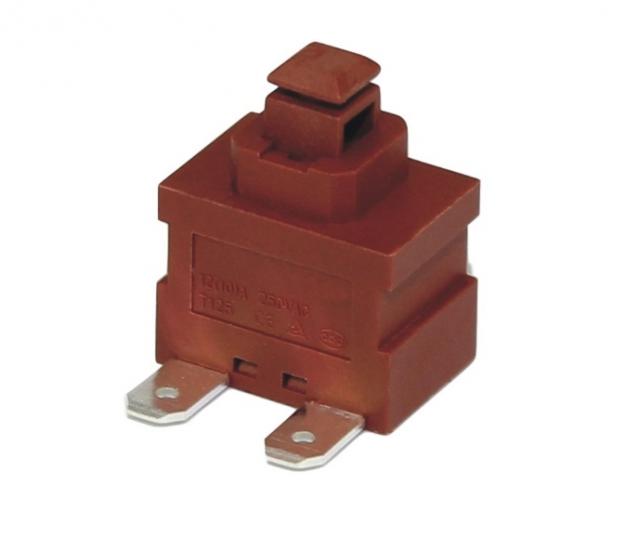 MR-180H3 PUSH SQUARE VACUUM SWITCH 2P 90C BROWN