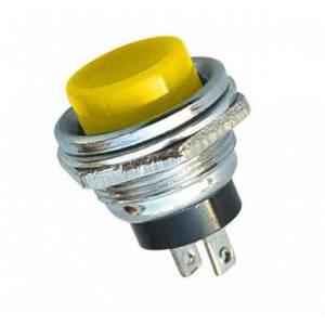 MR-180 16mm METAL LEFT-FREE PUSH BUTTON YELLOW