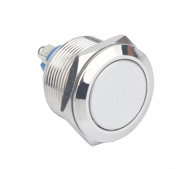 MR-182 19mm METAL KALMASIZ BUTON BOMBESİZ DÜZ BUTON (PBS28B-2) (D98)