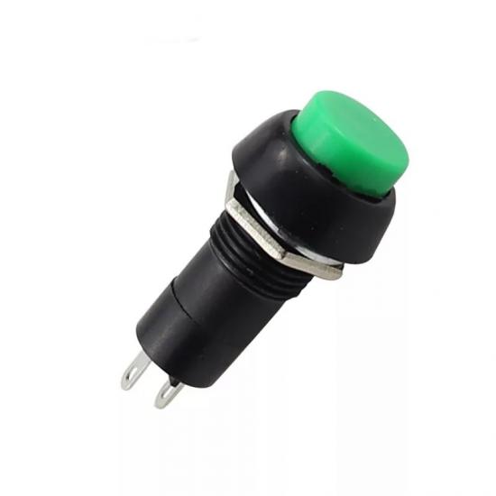 MR-185 12mm GREEN PLASTIC BUTTON (PBS11A)