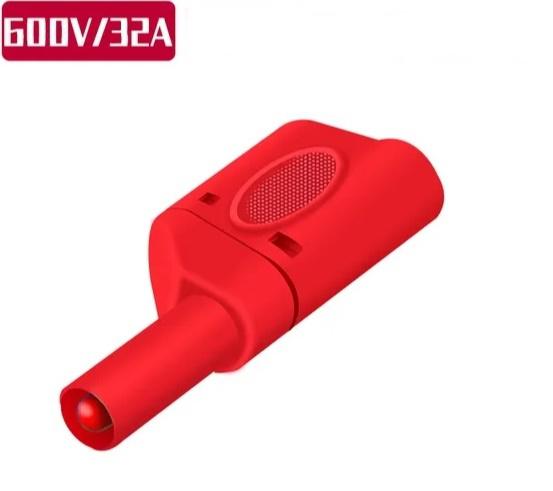 MR-238E 4MM SHIELDED TYPE BANAN JACK PLUG RED