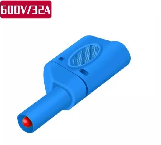 MR-238E 4MM SHIELDED TYPE BANAN JACK PLUG BLUE