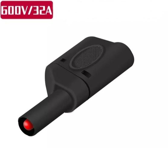 MR-238E 4MM KORUMALI TİP BANAN JAK FİŞ SİYAH