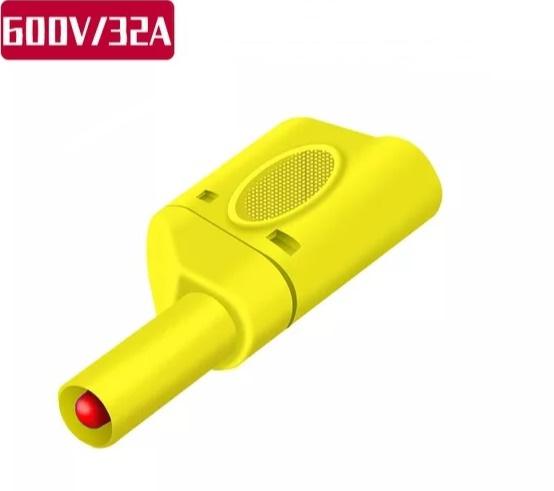 MR-238E 4MM SHIELDED TYPE BANAN JACK PLUG YELLOW