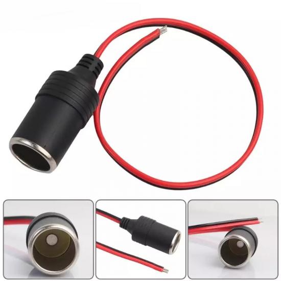 MR-246B-4 CAR LIGHTER PLUG WITH PORTABLE FEMALE CABLE