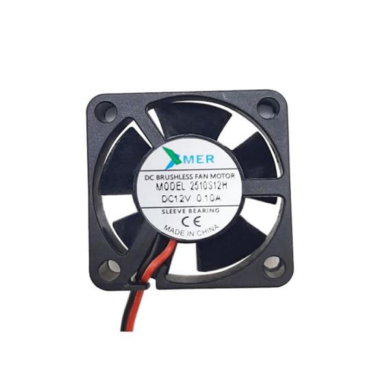 25X25X10MM 12V 0.10A 2P XMER 2 UÇLU FAN