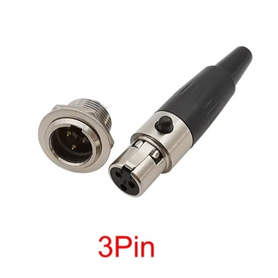 MR-261S 1 SET MINI XLR CANON JACK 3 PIN FEMALE MALE SET