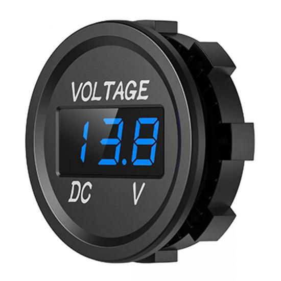 28mm 8-32 VOLT ARASI ÇALIŞABİLEN PANO TİPİ VOLTMETRE MAVİ