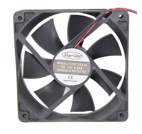 12CM 120X120X25 DC FAN 12V 2 UÇLU