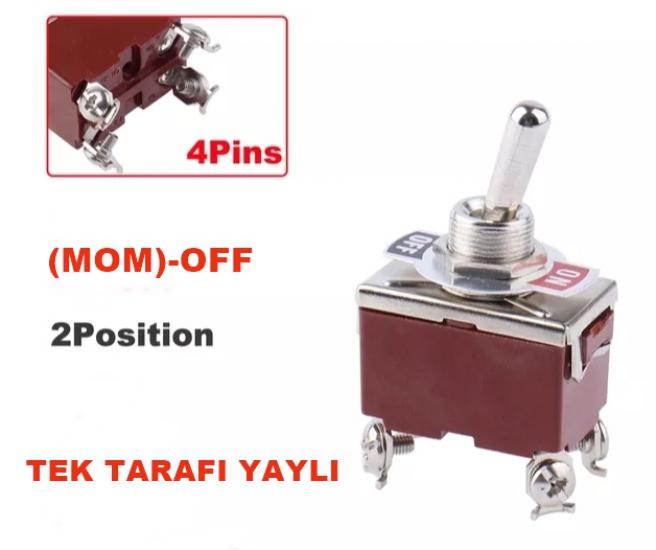 MR-156A 12MM TOGGLE SWITCH LARGE SIZE (MOM)-OFF 4 LEGS SCREW ONE SIDE WITH SPRING