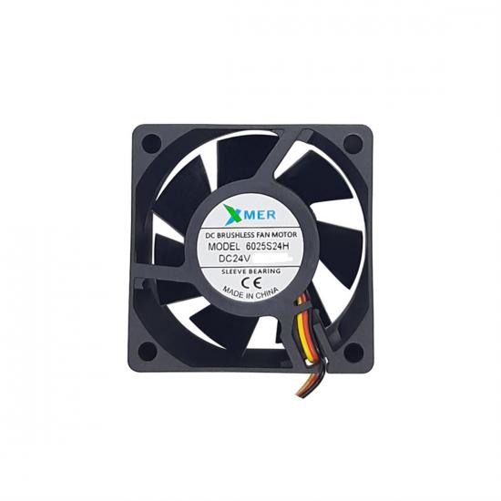 60X60X25mm 24V 0.11A 3P XMER FAN