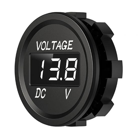 28mm 8-32 VOLT ARASI ÇALIŞABİLEN PANO TİPİ VOLTMETRE BEYAZ