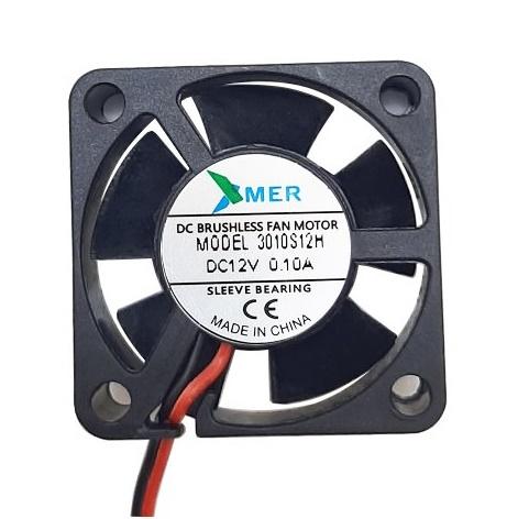 30X30X10mm 12V 0.10A 2P XMER Fan